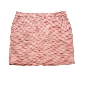 LOFT Mini pencil Skirt Size 14 Petite orange peach